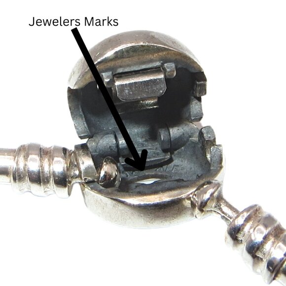 Pandora Bangle Charm Bracelet You Are So Loved Loving Heart 6.7" 590746EN23 - Picture 5 of 7